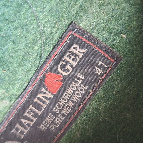 Haflinger Grizzly Torben Men’s Wool Felt Clogs Green EU 41 US 8 Womens 10